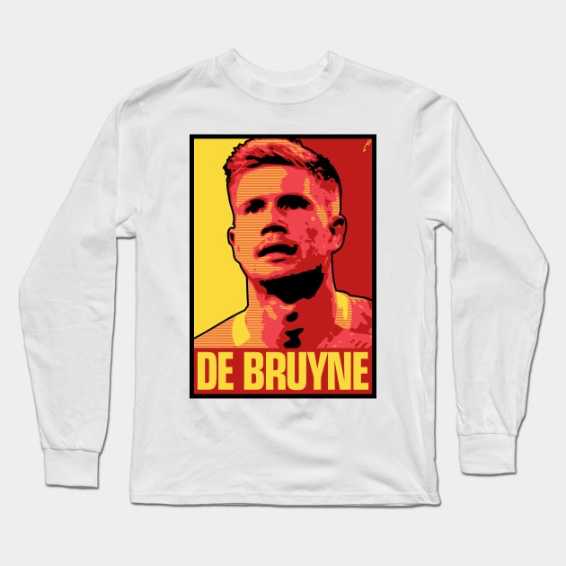 De Bruyne - BELGIUM Long Sleeve T-Shirt by DAFTFISH